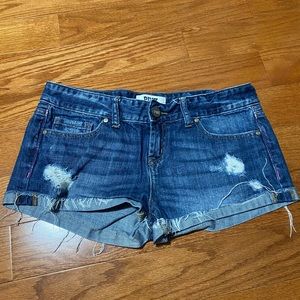 PINK jean shorts
